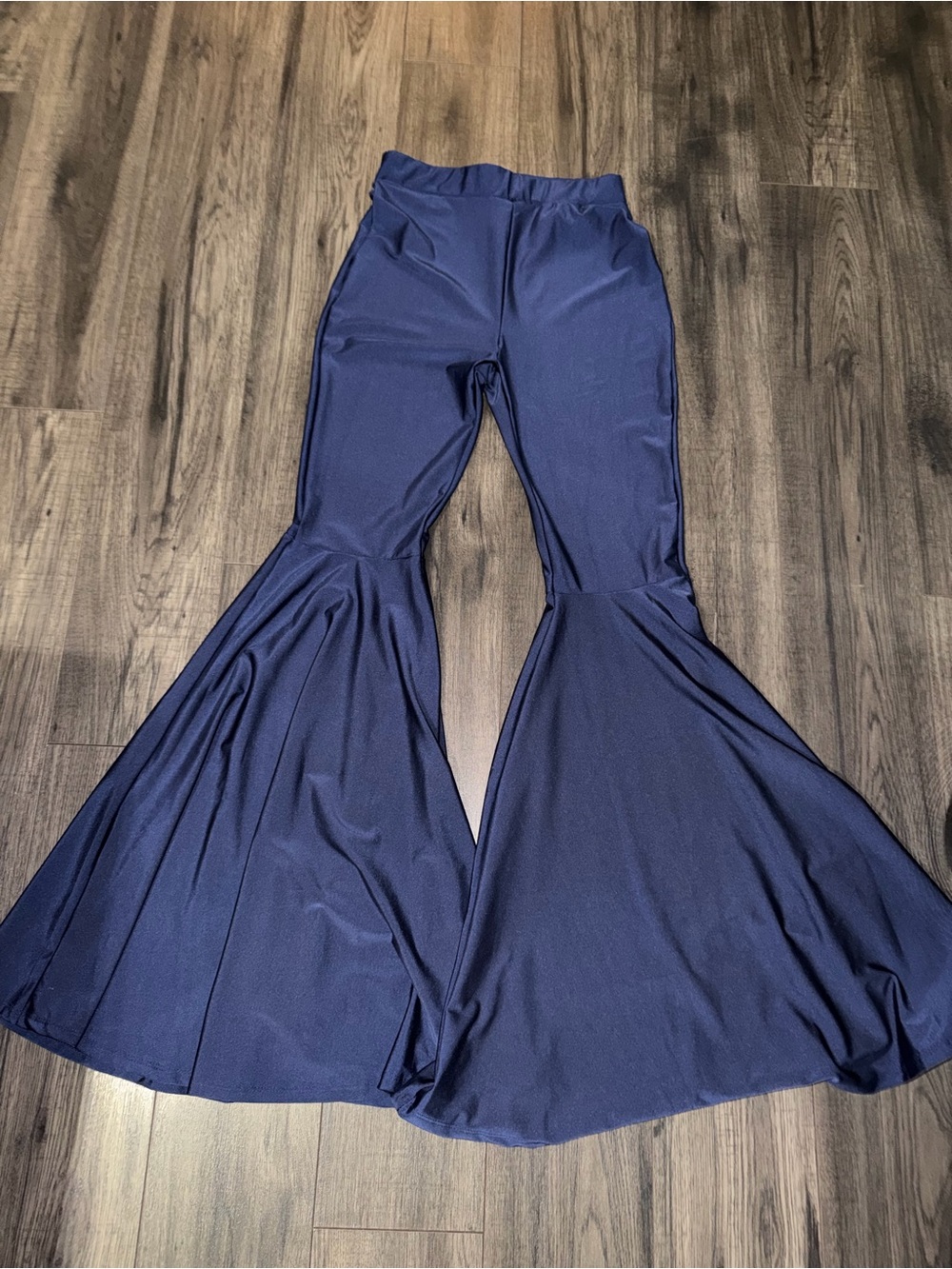 SJ Apparel Navy Extreme Bell Bottom Pants – Size Medium